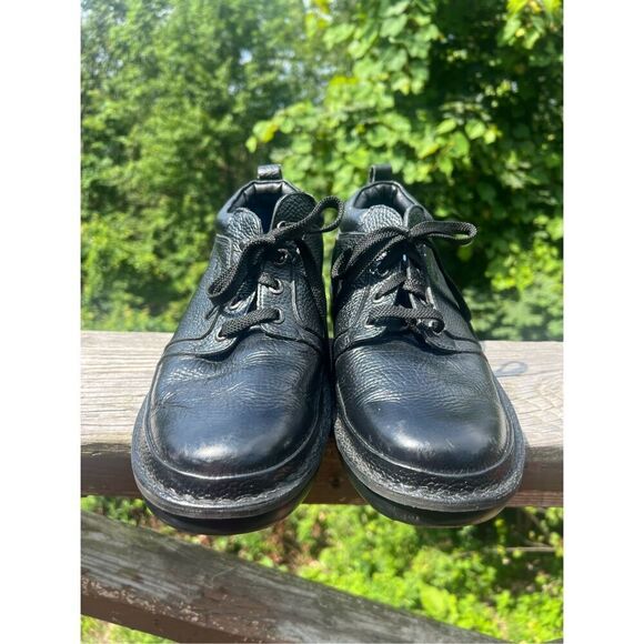 Propet Men’s Villager Mid Walking Shoes Black Grained Sz 10.5 WIDE - Picture 7 of 8